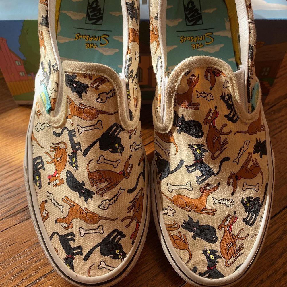 SIMPSONS Vans Boys 4.5